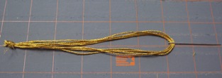 make a tassle from embroidery floss